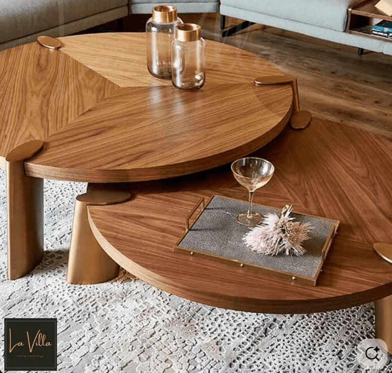 Two-Tier Organic Nesting Coffee Table