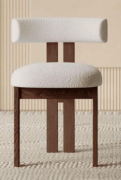 Bolster-Back Dining Chair