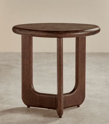 U-Leg Round Wood Table