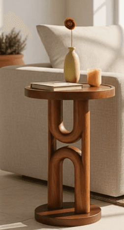 Tall Figure-Eight Pedestal Table