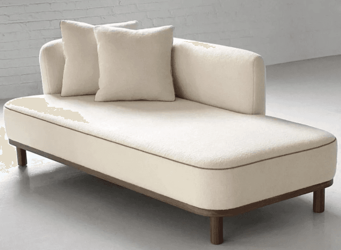 Cream Chaise/Daybed