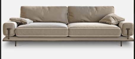 Pillow-Arm Modern Sofa