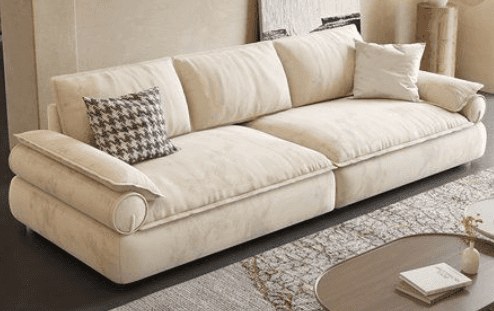 Soft Rolled-Arm Sofa