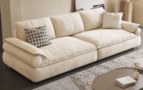Soft Rolled-Arm Sofa